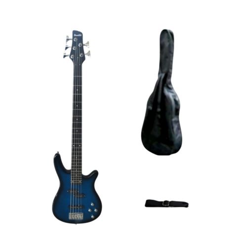 Generic Professional 5 String Bass guitar with Bag and Belt