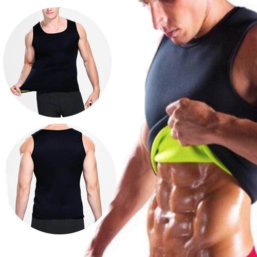 Generic Sweat Sauna Body Shaper Men Slimming Thermo Neoprene Waist