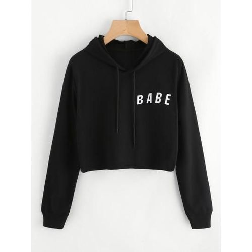 Fashion Black Crop B-Hoodie | Jumia Nigeria