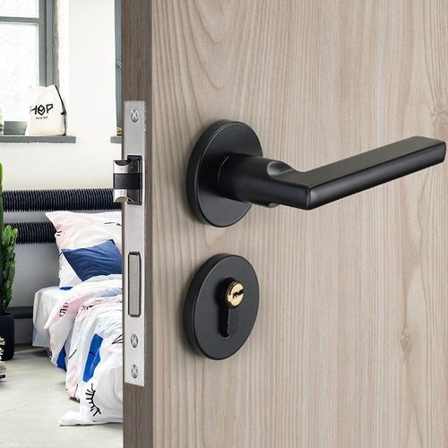 Generic Bedroom Door Lock, L-shaped Reinforced Door Lock, Safety Latch - Single Lock - image 5