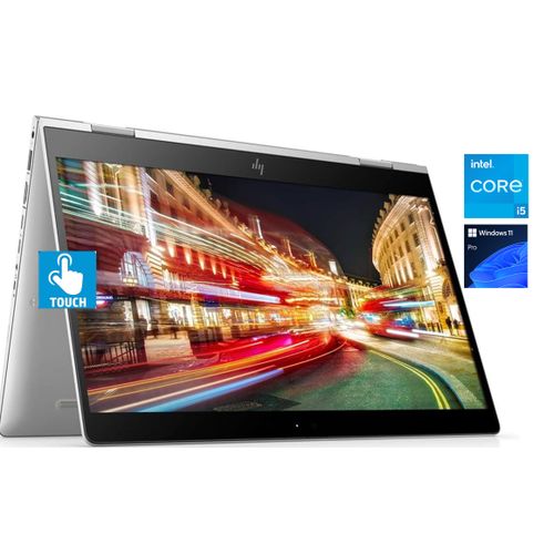 Hp EliteBook X360 TOUCH Intel Core I5- 16GB RAM/1TB SSD/Backlit Keyboard/FP Reader Wins 11 Pro +BAG-