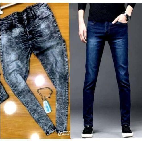 product_image_name-Fashion-2 In 1 Quality Smart STOCK Jeans For Men-wash Blue+ash..-1