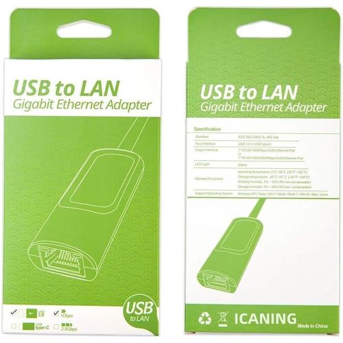 product_image_name-Generic-USB C to 2.5 Gigabit Ethernet Adapter, USB 3.0 to RJ45 LAN Wired 2.5Gb Ethernet Adapter for Windows,Linux (USB-C)-3