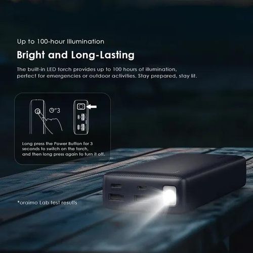 product_image_name-Oraimo-Traveler 12 20000mAh 12W Power Bank Type-C Input & Output Fast Charging-5