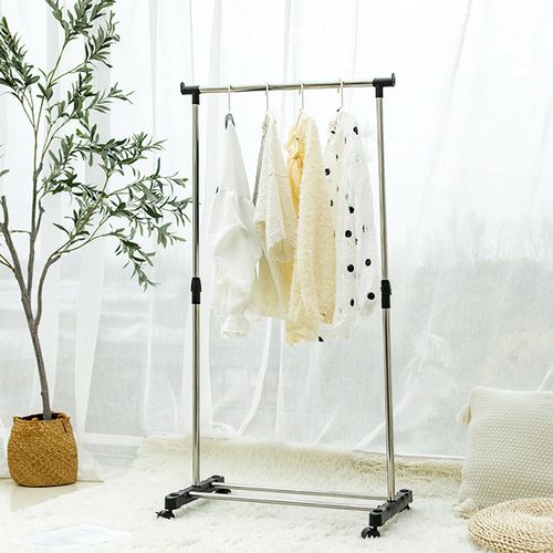 Generic Household Stainless Steel Floor Mounted Clothes Hanger