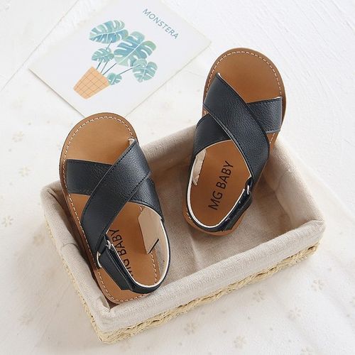 Fashion Ulknn Boys Sandals Summer New Leather Waterproof