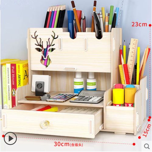 Ayane Creative Pen Pencil Holder Receiving Box Desktop Learning