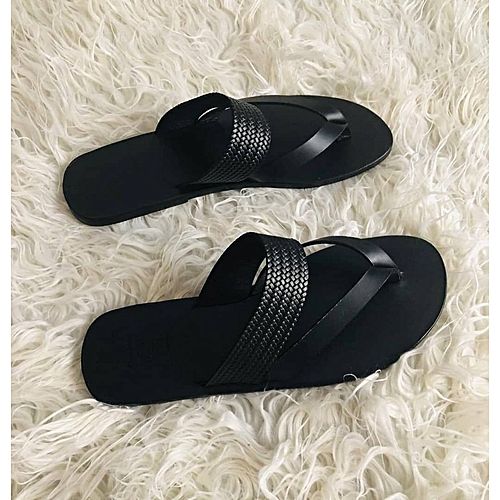 Fashion Men's Leather Palm Slippers | Jumia Nigeria