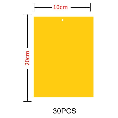 Generic 30-100pcs Strong Fruit Fly S Bugs Yellow Sticky Board Pest