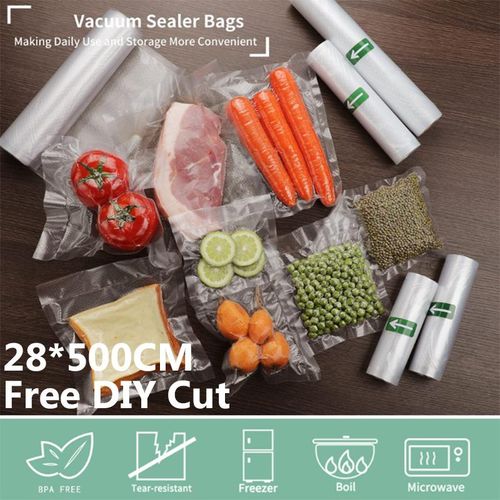 Plastic Wrap Vacuum Bag Food  Reusable Vacuum Seal Bags - Vacuum