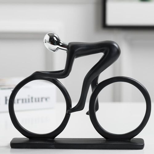 Generic Abstract Cyclist Sculpture