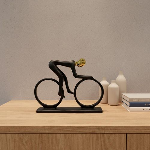 Generic Abstract Cyclist Sculpture - image 2