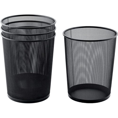 Generic 3PCS Steel Mesh Waste Basket/Dustbin