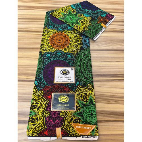 Fashion Quality Ankara Fabric Material -6yards (medium)