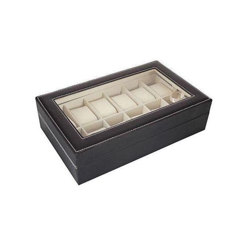 product_image_name-Genera-12 Slots Watch Box Top Jewelry Storage Display Storage Box-7