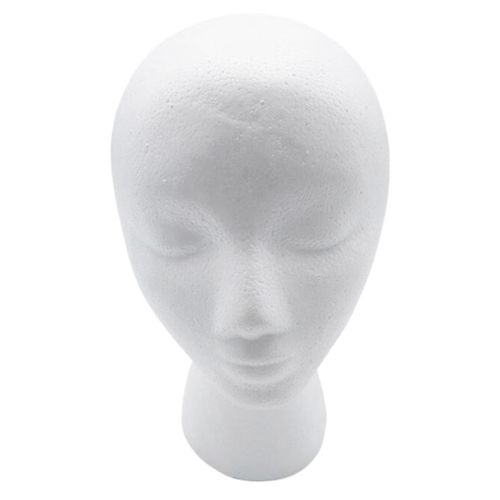 Generic Lightweight Foam Head Model Hat Wig Glasses Display Stand