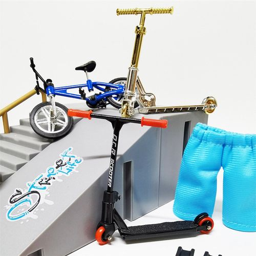 Generic Finger Skateboard Ramp Mini Scooter Bike Field CDH 10