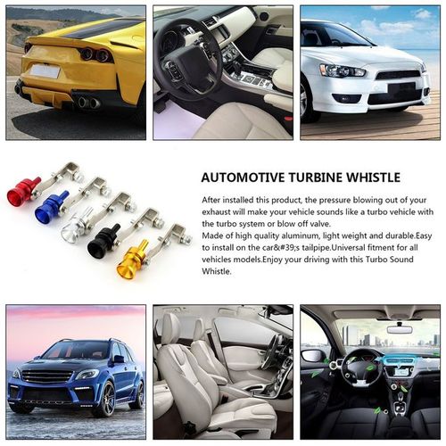 Generic Universal Car Turbo Sound Whistle Simulator Pipe Exhaust