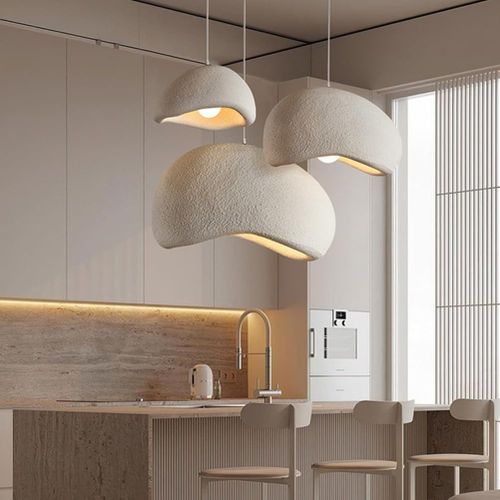 Generic Nordic Wabi-Sabi Dome Pendant Light 600mm 1pcs