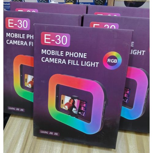 product_image_name-Generic-E-30 RGB Mobile Phone Camera Fill Light (Ring Light)-1
