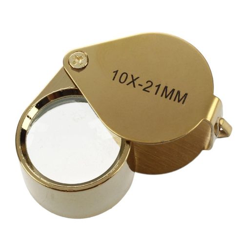 Generic 10x Magnifying Magnifier Glass Jewellers Eye Foldable