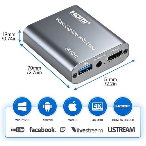 Generic USB 3.0 HDMI Video Capture card With Audio - image 5