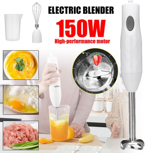 Generic 2 In 1 150W Multifunctional Electric Mixer Blender Egg Stirrer  Whisk Fruit Juicer Baby Food Supplement 220C With Mixing Cup + Egg Stirrer