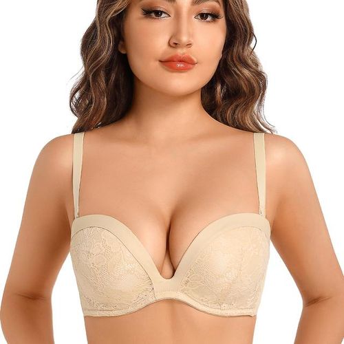 Thin Cup Lace Women Bras Adjusted Straps Push Up Underwear