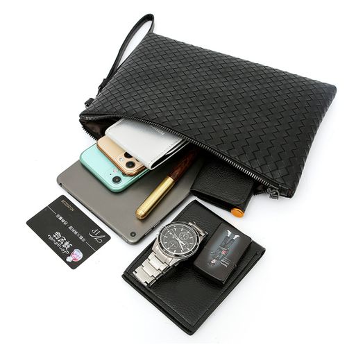 product_image_name-Fashion-Classy Matte Men Envelope Bag/Big Men Wallet/Wrist Bag-3