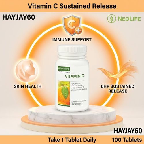 product_image_name-NEOLIFE-Vitamin C Sustained Release – Immune Support & Antioxidant Protection – 100 Tablets-1