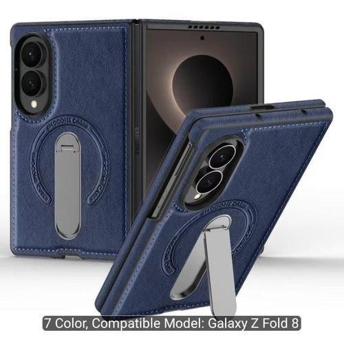 Samsung Galaxy Z Fold 8 leather case with MagSafe