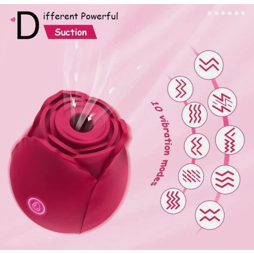 product_image_name-Dildo-Strong Inward Sucking Pleasure Women Sex Vibrator, Breast Nipple Play Sucking Powerful Sex Toys for Women Rosee Sucker Vibrator and Anal Sucking Roze for Women Vibrator Perfect Sex Toy Rechargeable  New Latest Vibrator For Women-2