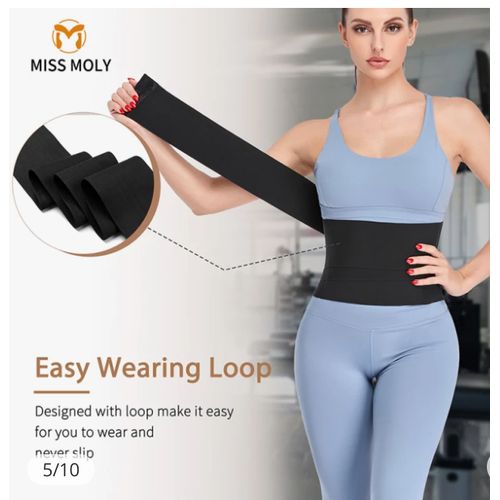 Generic Waist Trainer Long Belt Tummy Wrap Slimming Belt For Flat Tummy