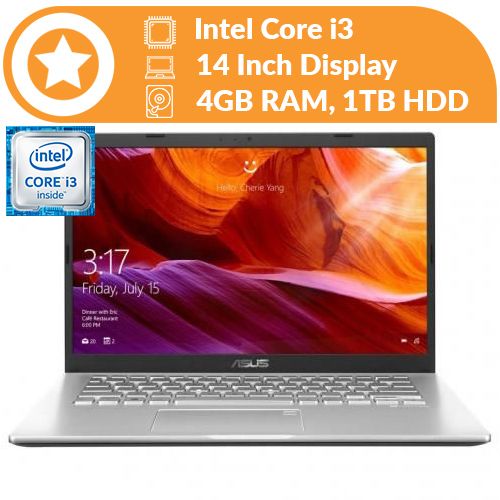 X409UA Intel Core I3 4GB RAM 1TB HDD 14-inch HDD Windows 10