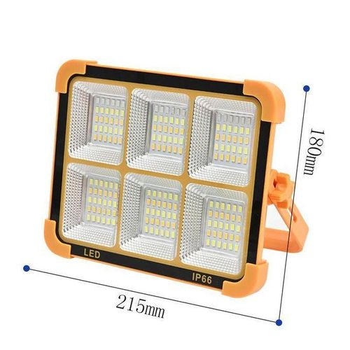 product_image_name-Generic-Share this product Portable Solar LED Floodlight Rechargeable IP66 Waterproof Flood light Outdoor Photovoltaic Panel emergency light - 6 Eyes-1