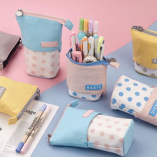 1pc Wave Point Pencil Case Cute Pencil Case