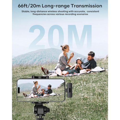 product_image_name-K9-Dual Wireless Lapel Microphone Lavalier Tie Mic Condenser Double TYPE-C Android Phones IPhone + IOS Adapter-5