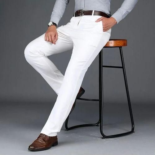 product_image_name-Fashion-High Quality Chinos Trouser - Pure White-1