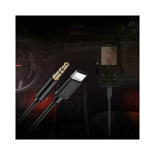 product_image_name-Aux-Type C Aux Cable  3.5mm Jack  Audio Cord Usbc Converter-4