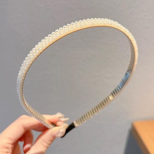 Fashion 5-Piece Women's Pearl Headband Set - image 2