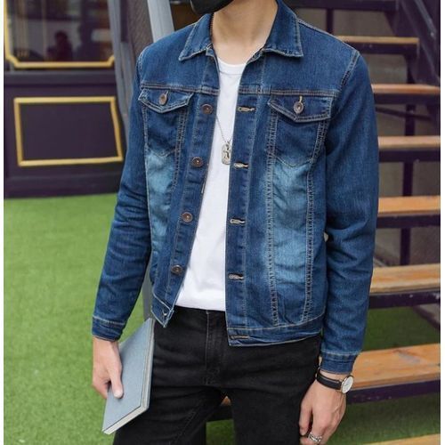 Mens denim jacket uk store