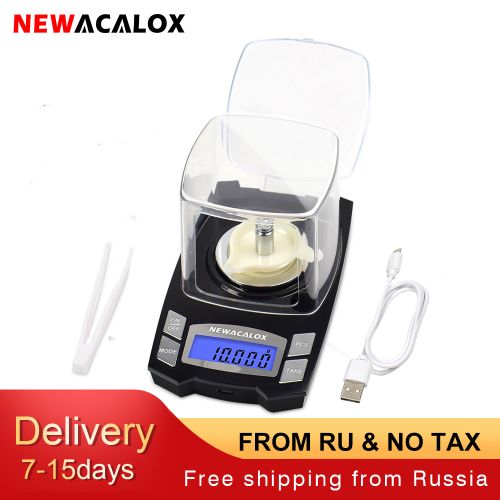 NEWACALOX Digital Milligram Jewelry Scale 0.001g Precision