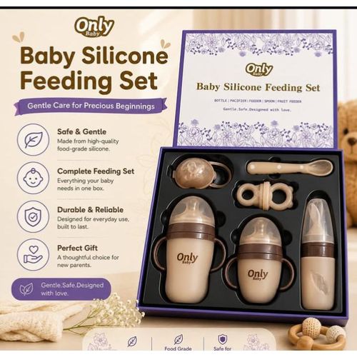 Generic silicone Baby Bottle set