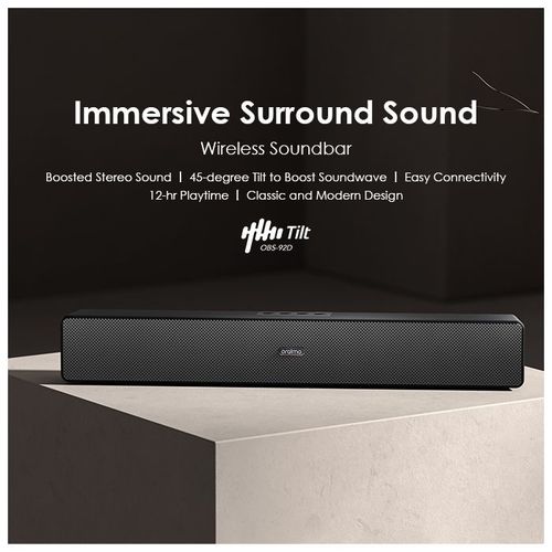 Oraimo Tilt Stereo Soundwave 45 Degree Wireless Bass Speaker