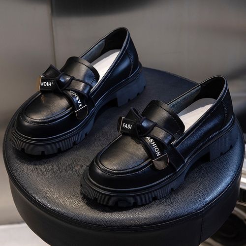 Christian Dior Leather Loafers  Black Flats Shoes  CHR332236  The  RealReal