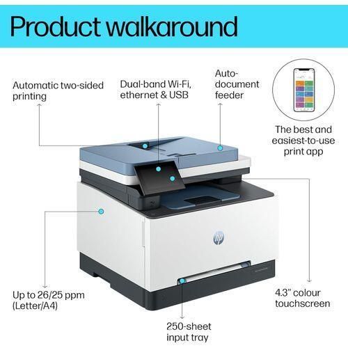 Hp Color LaserJet Pro MFP 3303FDW AIl in One Wireless Printer - Auto Duplex - image 2