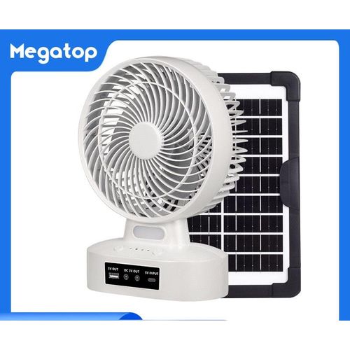 product_image_name-Megatop-EcoRev 7inches 3in1 Solar Rechargeable Table Fan+Solar Panel+Bulbs-5