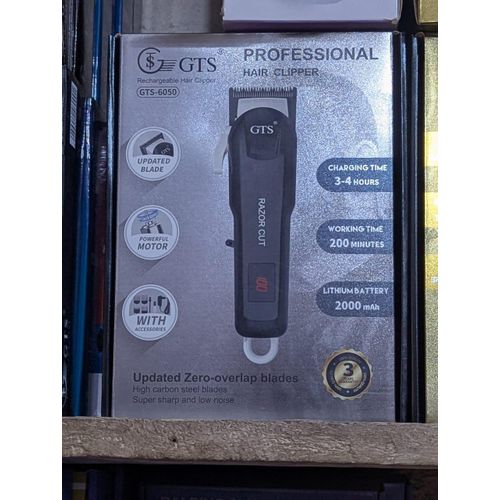 Gts Professional Rechargeable Hair Clipper (Model: GTS-6050)