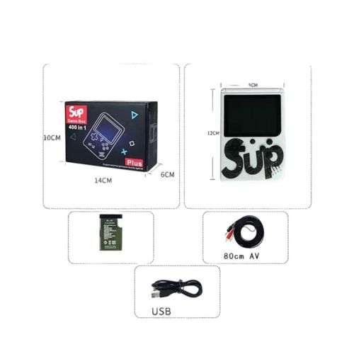 Generic 400 In 1 Sup Game Box Retro Classic Game Console - White - image 3