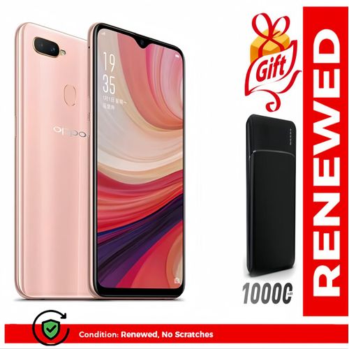 product_image_name-Oppo-OPPO   A5s Pink  6GB 128GB  5.5 Inch Dual SIM 4G   6.2'' HD+ 13MP DUAL Rear Camera 4230mAH Face+Finger Unlock DUAL SIM Free + Free Power Bank-1